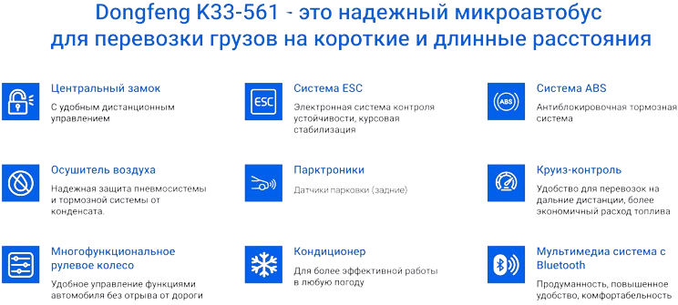 Грузовой фургон Dongfeng K33-561